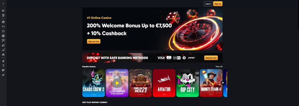 mejor casino online en España - Instant Casino